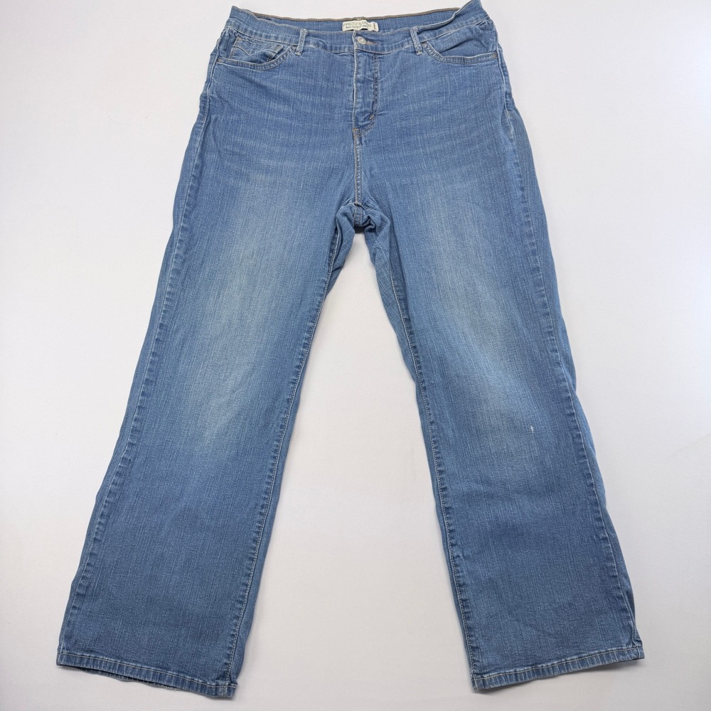 Levis 512 Perfectly Slimming Bootcut Jeans Medium Wash Blue 16 S/C